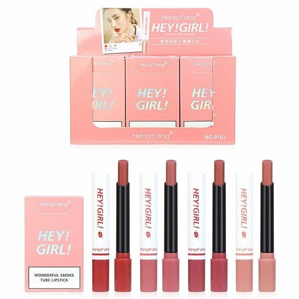4-in-1 Cigarette Matte Lipstick Set – Long-Lasting & Non-Sticky