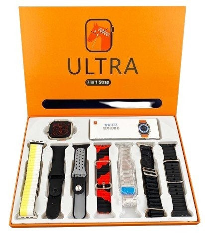 7-in-1 Ultra Smart Watch – Fitness Tracker, Bluetooth Calling & Multi-Sports Modes