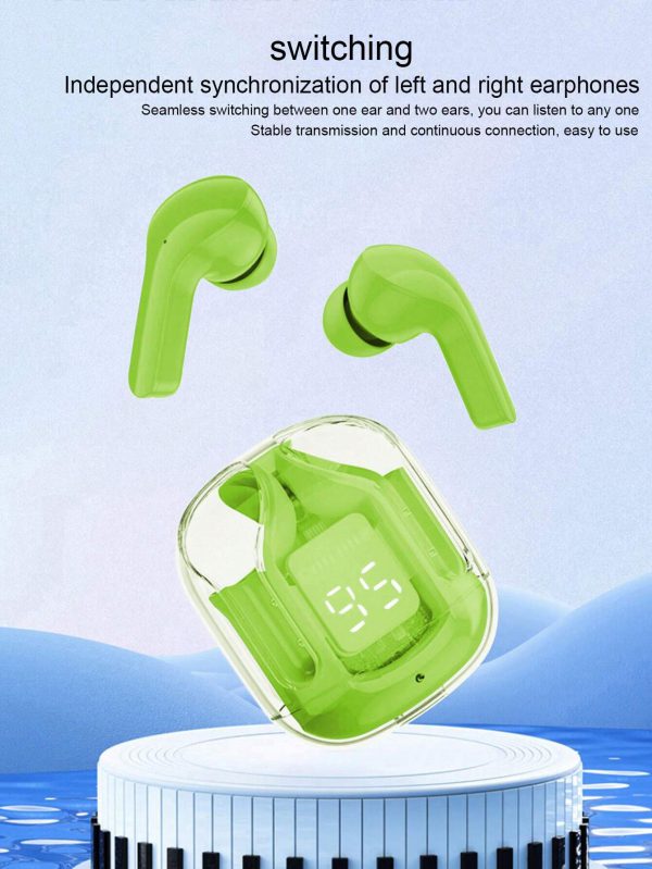 Air 31 Wireless Earbuds – Transparent Case, Type-C, Bluetooth 5.3
