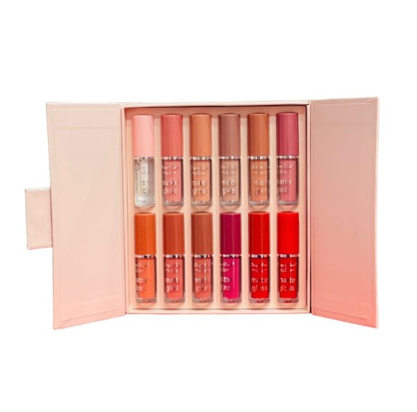Mocallure 12-Piece Lip Gloss Set – High Pigment, Long-Lasting Shine